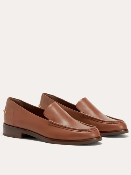 Structured Leather Loafers